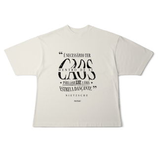 Nome do produtoCamiseta Caos Nietzsche Oversized