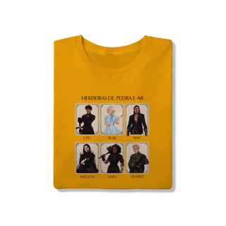 Nome do produto Camiseta Personagens - Herdeiras de Pedra e Ar (QUALITY)