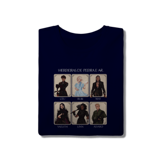 Nome do produto Camiseta Personagens - Herdeiras de Pedra e Ar (QUALITY)