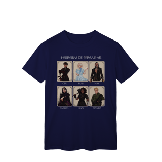 Nome do produto Camiseta Personagens - Herdeiras de Pedra e Ar (CLASSIC)
