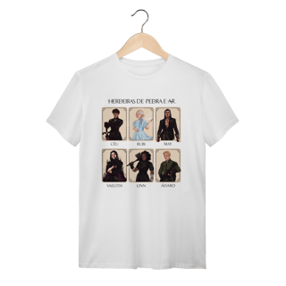 Camiseta Personagens - Herdeiras de Pedra e Ar (QUALITY)