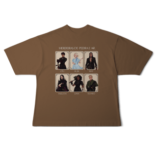 Nome do produto Camiseta Personagens - Herdeiras de Pedra e Ar (OVERSIZED)