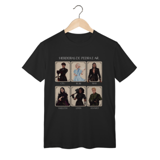 Camiseta Personagens - Herdeiras de Pedra e Ar (CLASSIC)