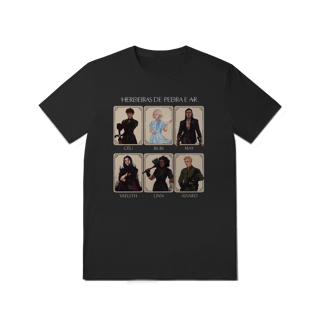 Nome do produto Camiseta Personagens - Herdeiras de Pedra e Ar (QUALITY)
