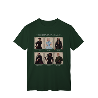 Nome do produto Camiseta Personagens - Herdeiras de Pedra e Ar (CLASSIC)