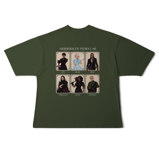 Nome do produto Camiseta Personagens - Herdeiras de Pedra e Ar (OVERSIZED)