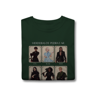 Nome do produto Camiseta Personagens - Herdeiras de Pedra e Ar (CLASSIC)