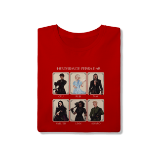 Nome do produto Camiseta Personagens - Herdeiras de Pedra e Ar (QUALITY)