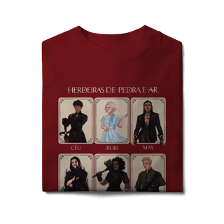 Nome do produto Camiseta Personagens - Herdeiras de Pedra e Ar (OVERSIZED)