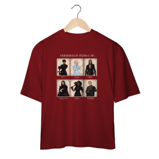 Nome do produto Camiseta Personagens - Herdeiras de Pedra e Ar (OVERSIZED)