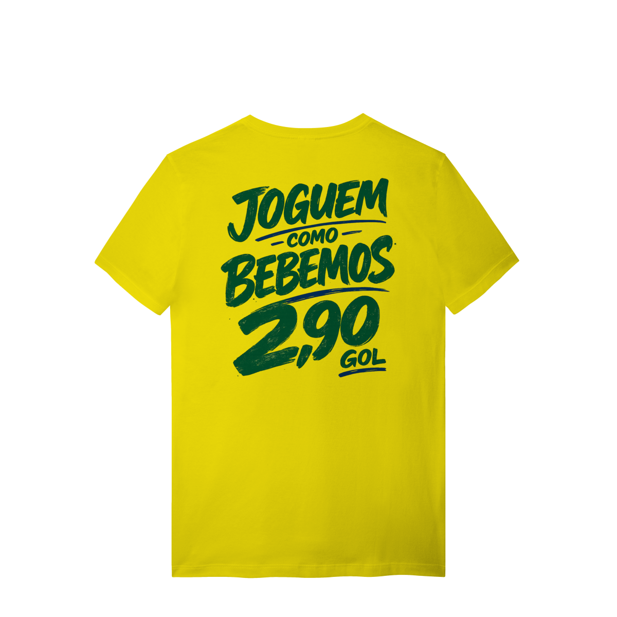 Nome do produto: Camiseta Seleção Brasil Joguem como bebemos!