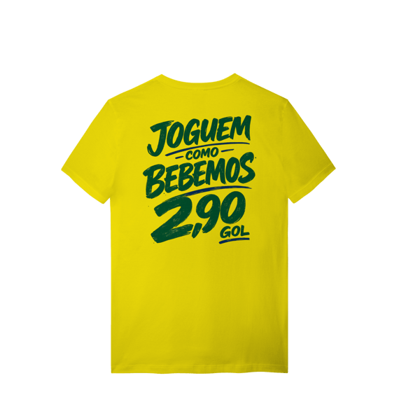 Camiseta Seleção Brasil Joguem como bebemos!