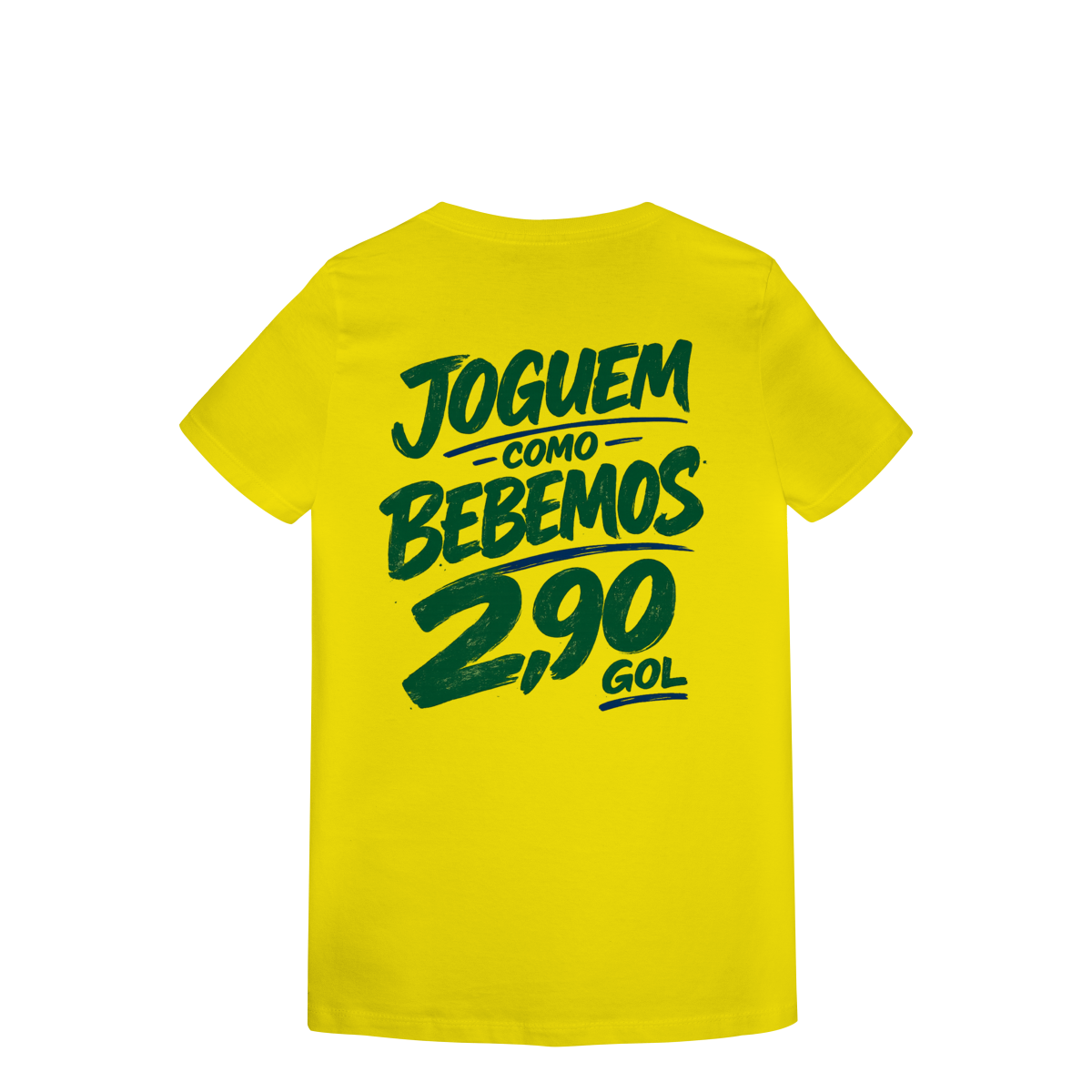 Nome do produto: Baby long Seleção Brasil Joguem como bebemos!