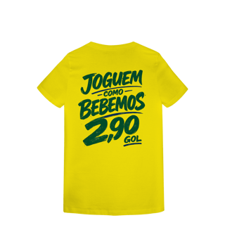Nome do produto Baby long Seleção Brasil Joguem como bebemos!