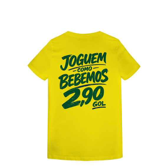 Baby long Seleção Brasil Joguem como bebemos!