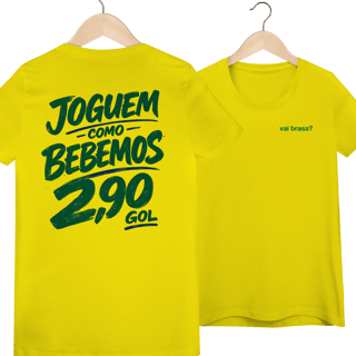 Nome do produto Baby long Seleção Brasil Joguem como bebemos!