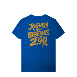 Nome do produto Camiseta Seleção Brasil Joguem como bebemos!