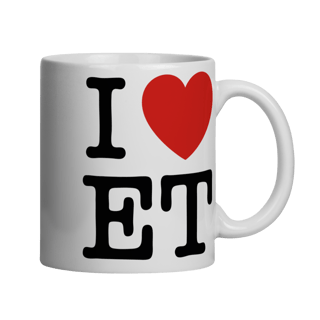 Nome do produto Caneca I Love ET