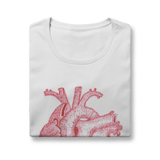 Nome do produto Coração - datilografia