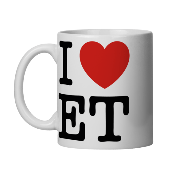 Caneca I Love ET