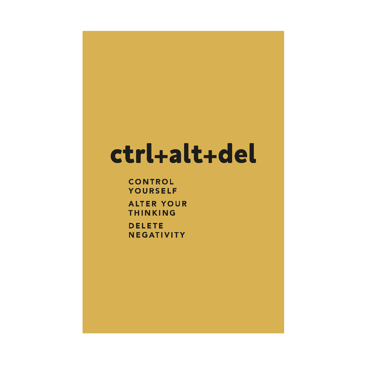 ctrl + del