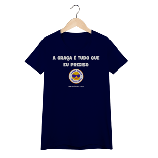 Nome do produto A graça é suficiente | Camisa Baby Long