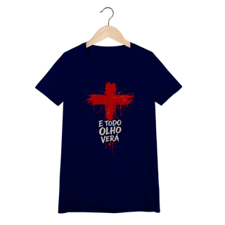 Nome do produto Todo olho verá | Camisa baby long