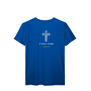 Nome do produto Viver é Cristo | camisa prime