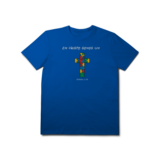 Nome do produto Pela cruz somos um | camisa Prime