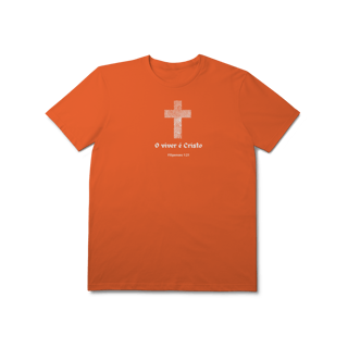 Nome do produto Viver é Cristo | camisa prime