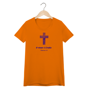 Nome do produto Camisa feminina Viver é Cristo clara