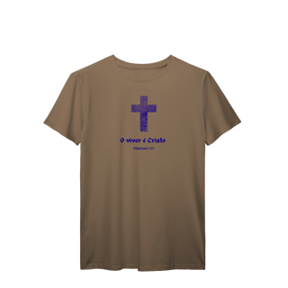 Nome do produto Viver é Cristo | camisa prime