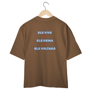 Nome do produto Yeshua Voltará | Camisa oversized