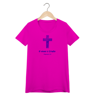 Nome do produto Camisa feminina Viver é Cristo clara