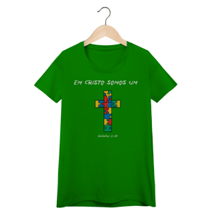 Nome do produto Pela Cruz somos um | Camisa Baby Long