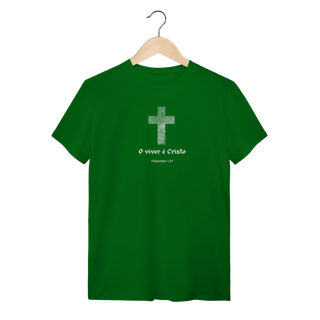 Nome do produto Camisa Viver é Cristo escura