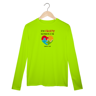 Nome do produto Em Cristo somos um | camisa Dry UV manga longa