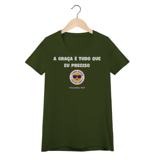 Nome do produto A graça é suficiente | Camisa Baby Long