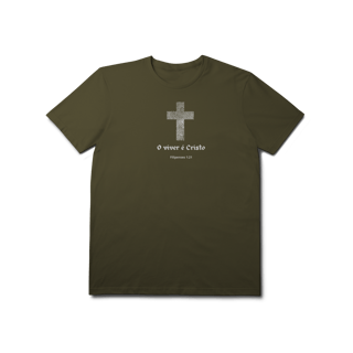 Nome do produto Viver é Cristo | camisa prime