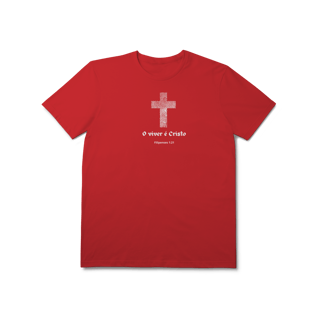 Nome do produto Viver é Cristo | camisa prime