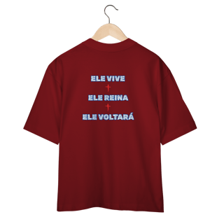 Nome do produto Yeshua Voltará | Camisa oversized