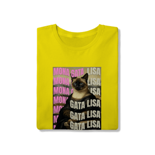 Nome do produto Camiseta Clássica - Gata Lisa