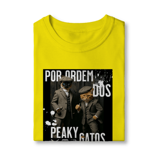 Nome do produto Camiseta Infantil - Ordem dos Peaky Gatos