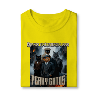Nome do produto Camiseta Infantil - Peaky Gatos