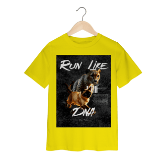 Nome do produto Camiseta Infantil - Run Like DNA