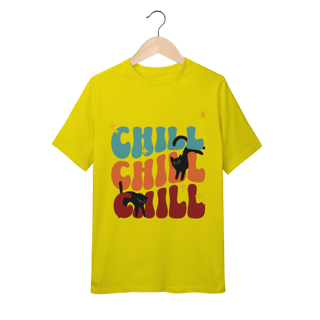 Nome do produto Camiseta Infantil Chill Cats 