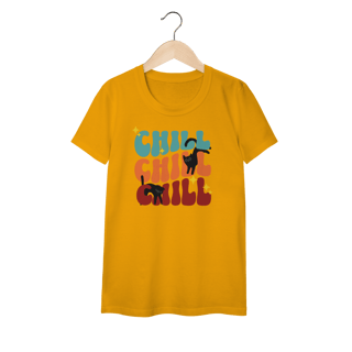 Nome do produto Baby Look - Chill Cats