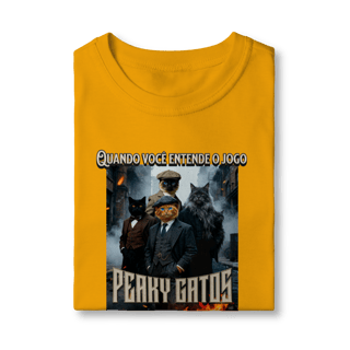Nome do produto Camiseta Infantil - Peaky Gatos