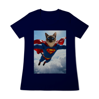 Nome do produto Baby Look - Super Cat