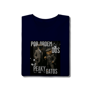 Nome do produto Camiseta Clássica - Ordem dos Peaky Gatos